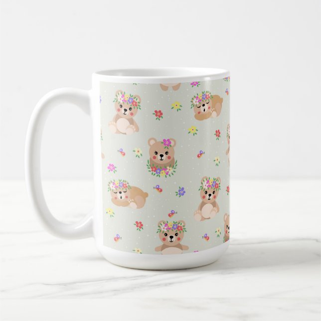 Taza De Café Spring teddy bear (Izquierda)