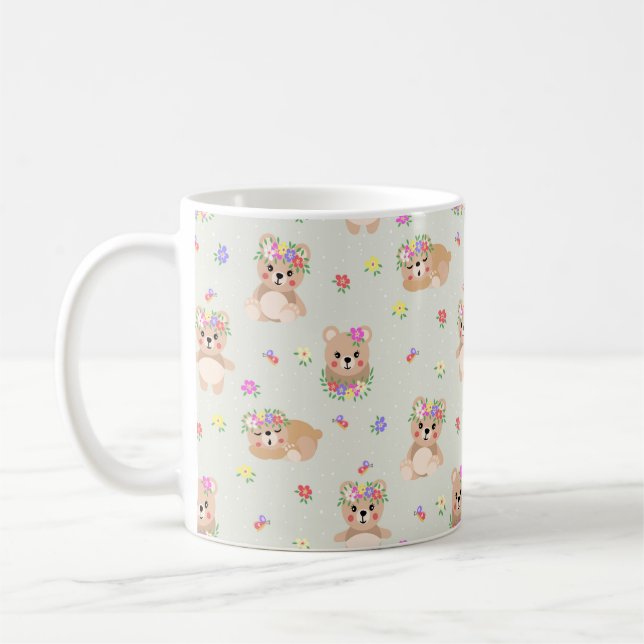 Taza De Café Spring teddy bear (Izquierda)