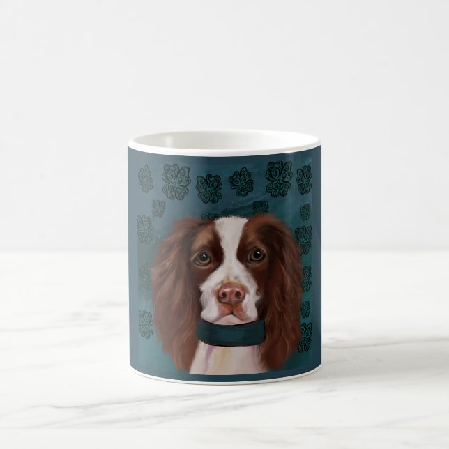 Taza De Café Springer Spaniel Inglés       (Centro)
