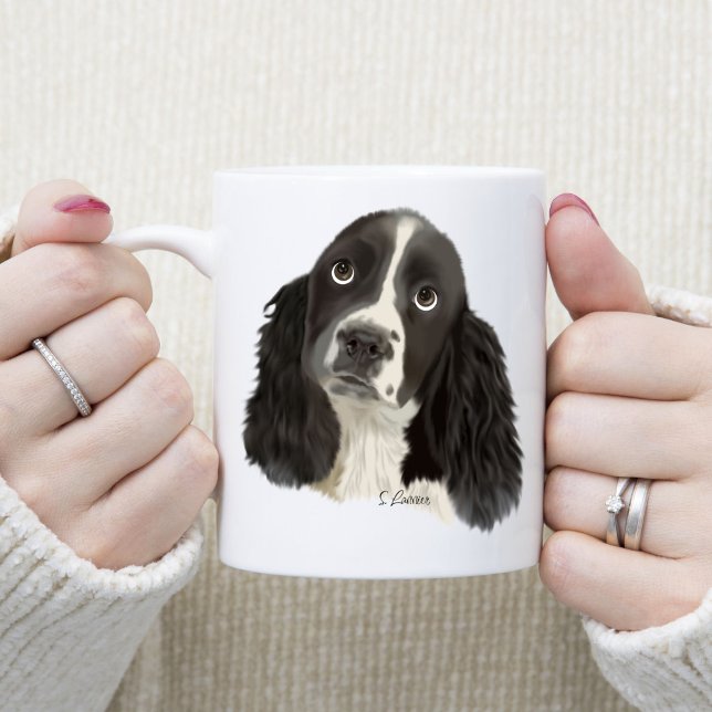 Taza De Café Springer Spaniel Puppy inglés (Subido por el creador)