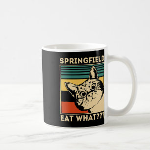 Taza De Café Springfield Come Qué - Están Comiendo Perros Gatos