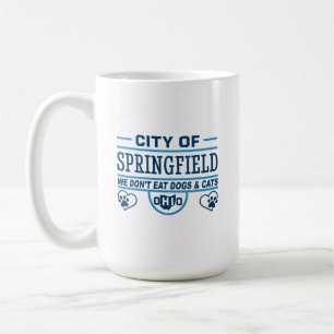 Taza De Café Springfield Ohio No comemos perros y gatos