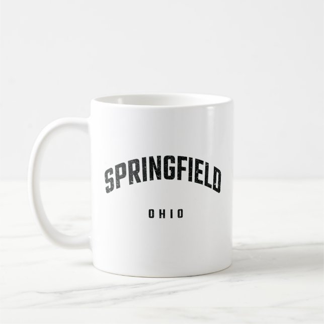 Taza De Café Springfield Ohio OH (Izquierda)