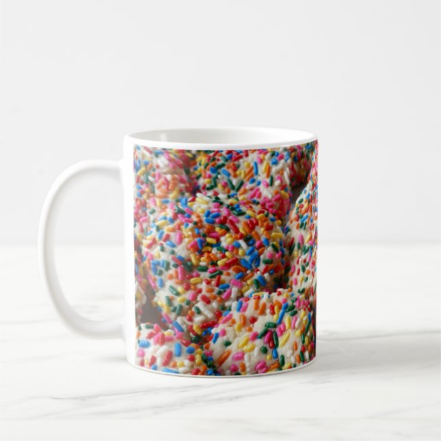 Taza De Café Sprinkle Cookies Fun Baking Photography (Izquierda)