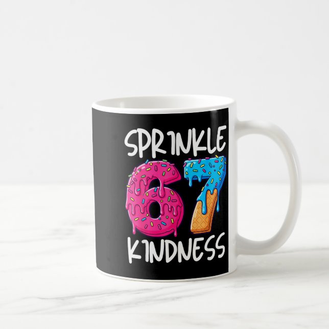Taza De Café Sprinkle Kindness Family Matching Doughnut Ice-cre (Derecha)