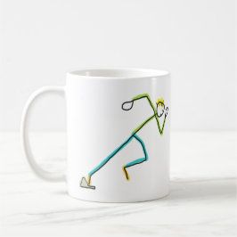 Taza De Café Sprinter Stickman