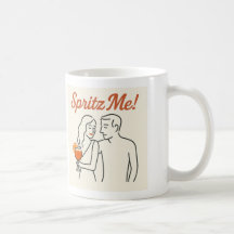 "¡Spritz Me!" Flirty Italian Aperitivo Couple Mug