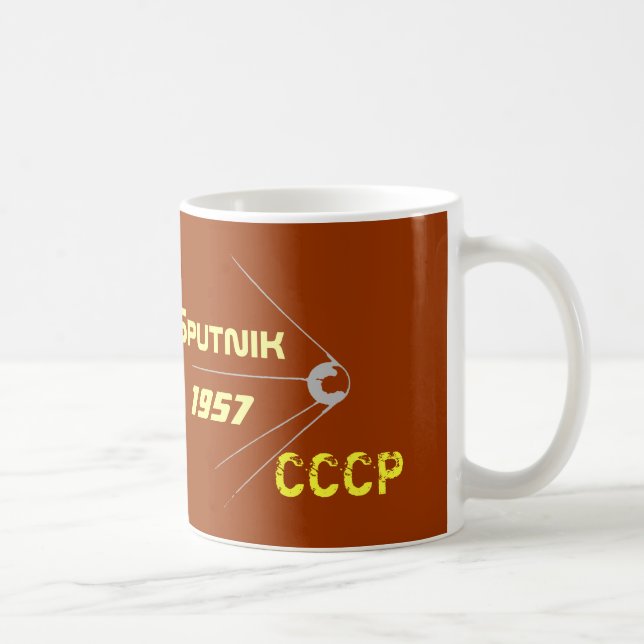 Taza De Café Sputnik diseño (Derecha)