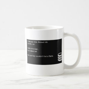 Taza De Café SQL Computer Mug