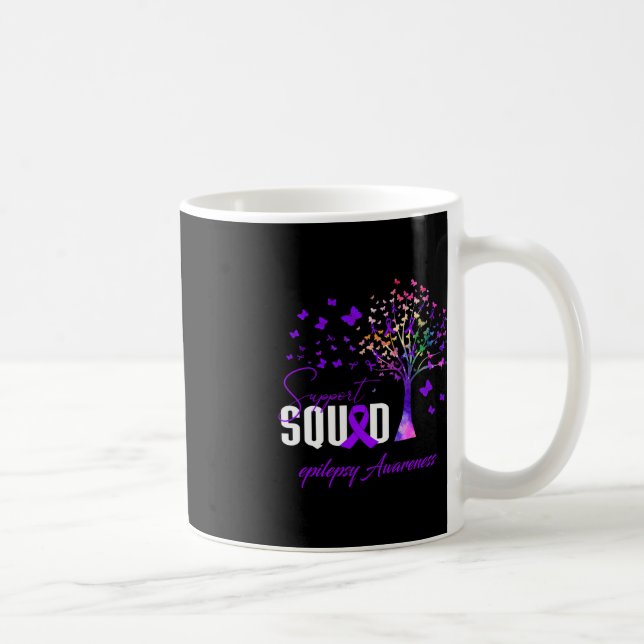 Taza De Café Squad De Apoyo Para La Conciencia De La Epilepsia (Derecha)