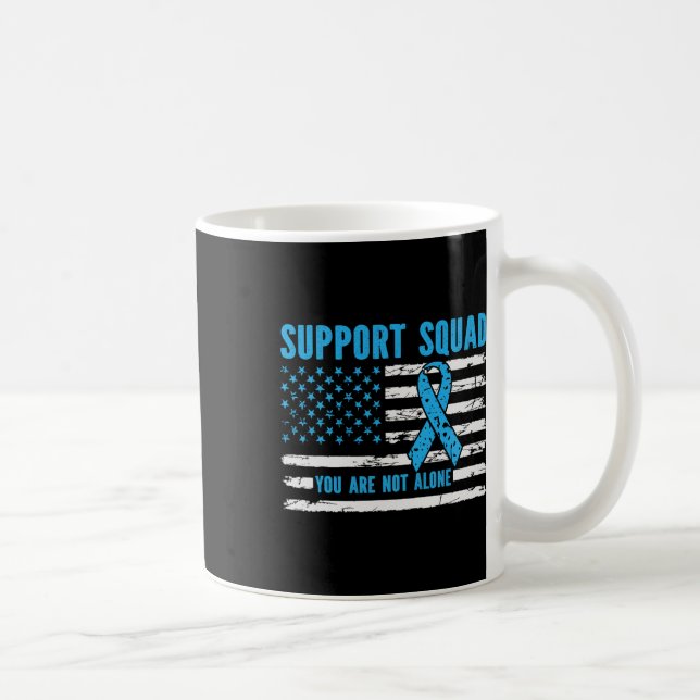 Taza De Café Squad de soporte que no está solo (Derecha)