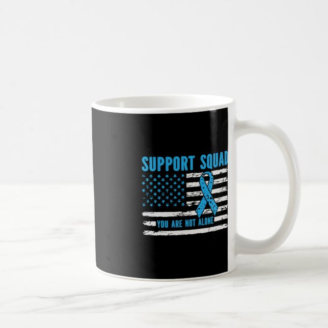 Taza De Café Squad de soporte que no está solo (Derecha)