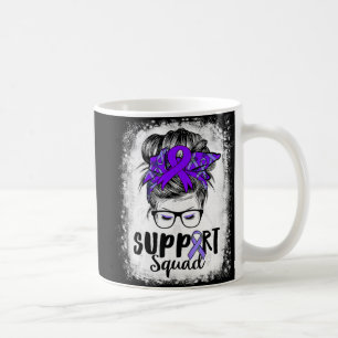 Taza De Café Squad Messy Bun Purple Warrioror Epilepsy A