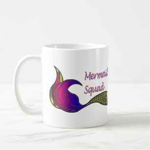 Taza De Café Squad multicolor de sirena