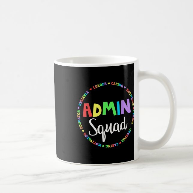 Taza De Café Squad School Assistant Principal Creador Administr (Derecha)