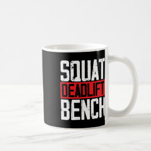 Taza De Café Squat Deadlift Bench Weibo Levantamiento de pesas