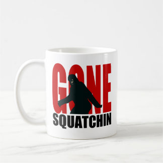 Taza De Café Squatchin ido (rojo y negro)