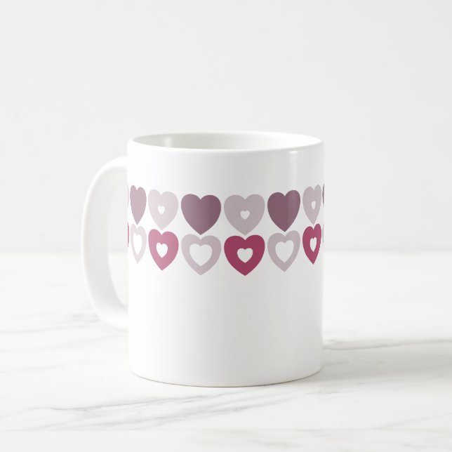 Taza De Café Squerido Quilt Mug (Anverso izquierdo)