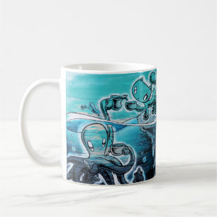 Taza De Café Squiggles+Skribbles: Superación de probabilidades