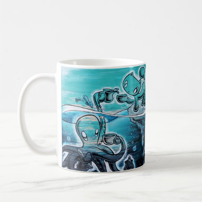 Taza De Café Squiggles+Skribbles: Superación de probabilidades (Izquierda)