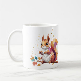 Taza De Café Squirrel Playful Adorable Fun Animal Colorful Guay