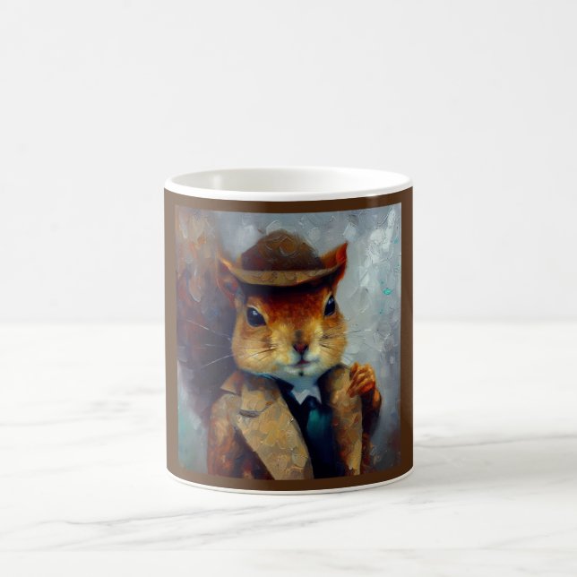 Taza De Café Squirrel Sherlock Holmes (Centro)