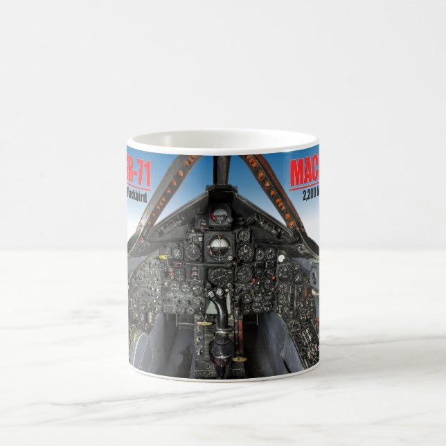TAZA DE CAFÉ SR-71 BLACKBIRD COCKPIT (Centro)