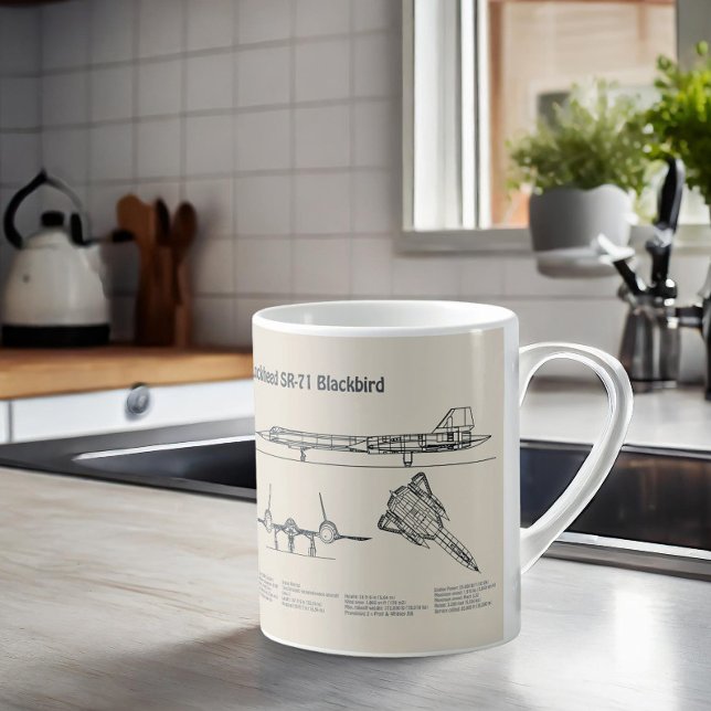 Taza De Café SR-71 Blackbird - Planes de Plano de Planes de Pla (Subido por el creador)