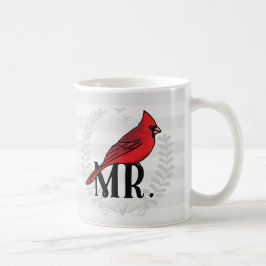 Taza De Café Sr. Cardinal Sr. y señora His y el suyo
