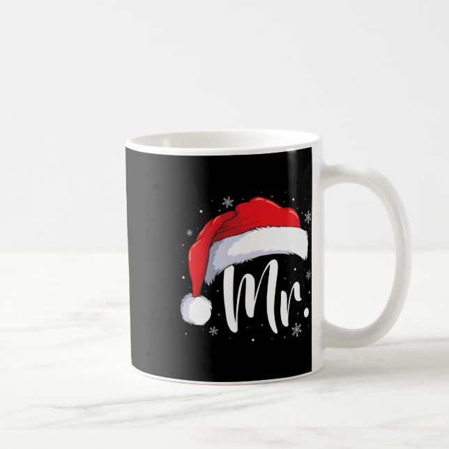 Taza De Café Sr. Claus Navidades Las Parejas Coinciden Con Él (Derecha)