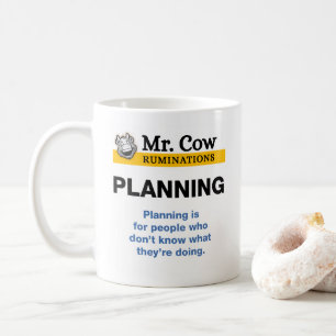 Taza De Café Sr. Cow Mug - Planificación
