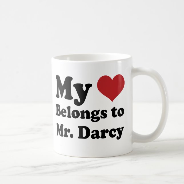 Taza De Café Sr. Darcy cita a Jane Austen Mug Gift (Derecha)