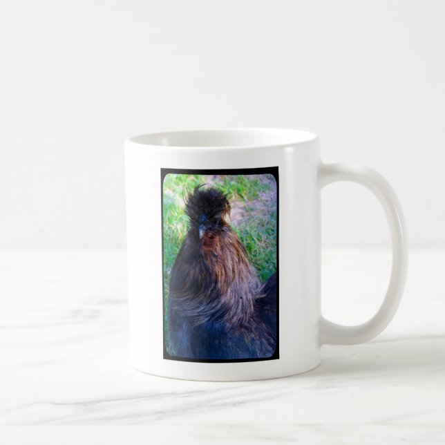 Taza De Café Sr. Fluffy el gallo de Silkie (Derecha)