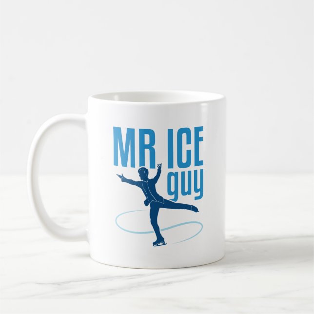 Taza De Café Sr Ice Guy Figura Patinaje Hombres Patinaje Niños (Izquierda)
