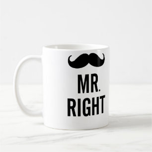 Taza De Café Sr. la Right Mustache Mug