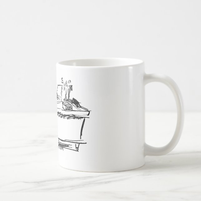 Taza De Café Sr. magnífico Chim: Workin (Derecha)