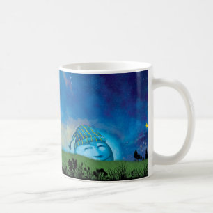 Taza De Café Sr. Moon Goes a trabajar