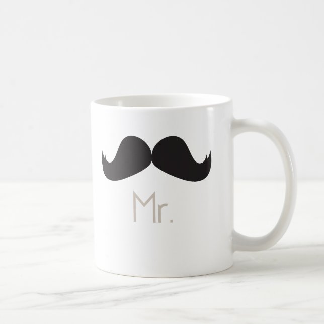 Taza De Café Sr. Moustache Mug (Derecha)