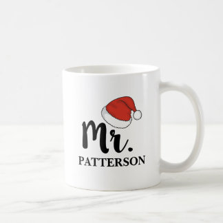 Taza De Café Sr. Mug del gorra de Santa