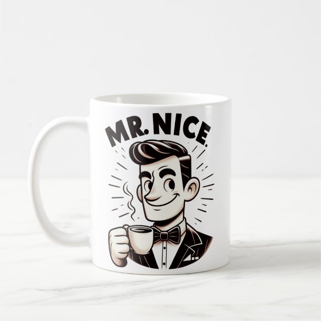 Taza De Café Sr. Nice Mug (Izquierda)