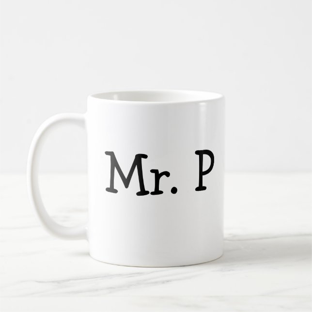 Taza De Café Sr. P Profesor / Educador Mug (Izquierda)