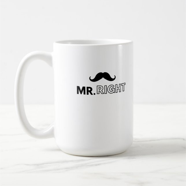 Taza De Café Sr. pareja perfecta perfecta para él (Izquierda)
