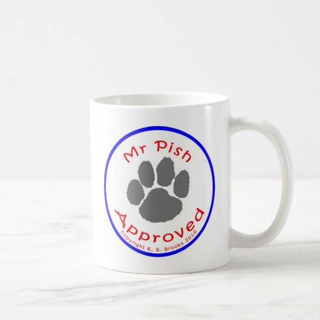 Taza De Café Sr. Pish Approved Mug (Derecha)