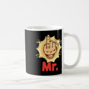 Taza De Café Sr. - Ring Finger Luna de miel Boda Groom