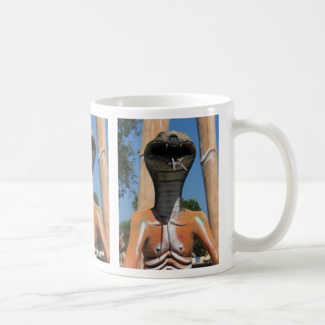 Taza De Café Sr. Snake AKA Cobra Jefe ... Infierno Budista (Derecha)