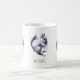 Taza De Café Sr. Squirrel| nombre personalizado