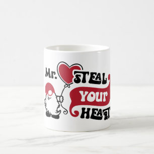 Taza De Café Sr. Steal Your Heart - Valentine