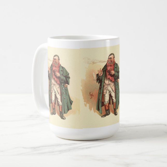 Taza De Café Sr. Weller Senior, Kyd, Dickens The Pickwick Paper (Anverso izquierdo)