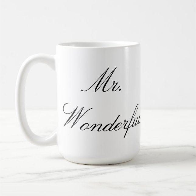 Taza De Café Sr. Wonderful Mug (Izquierda)
