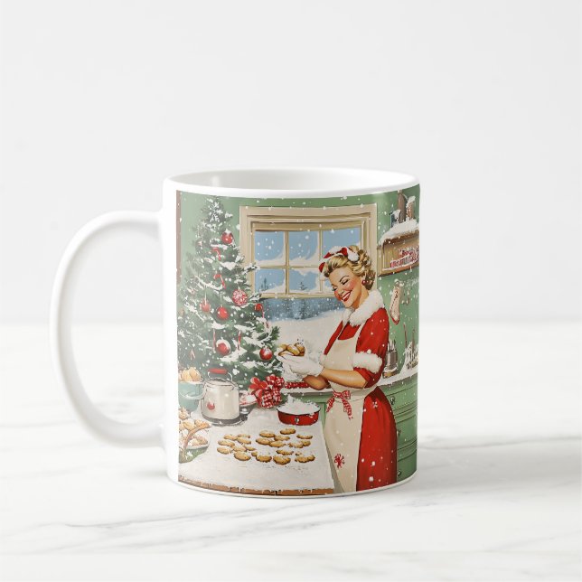 Taza De Café Sra. Claus Holiday Baking Delight (Izquierda)